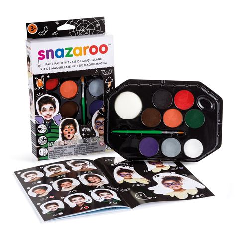 Snazaroo Face Paint Halloween Scary Faces Kit SET
