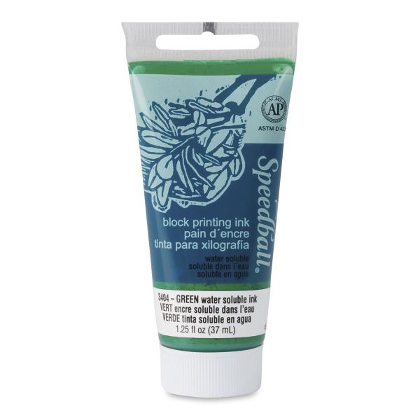 Speedball Waterbased Relief Printing Ink Green 37ml