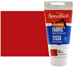 Speedball Fabric Relief Printing Ink Red 75ml
