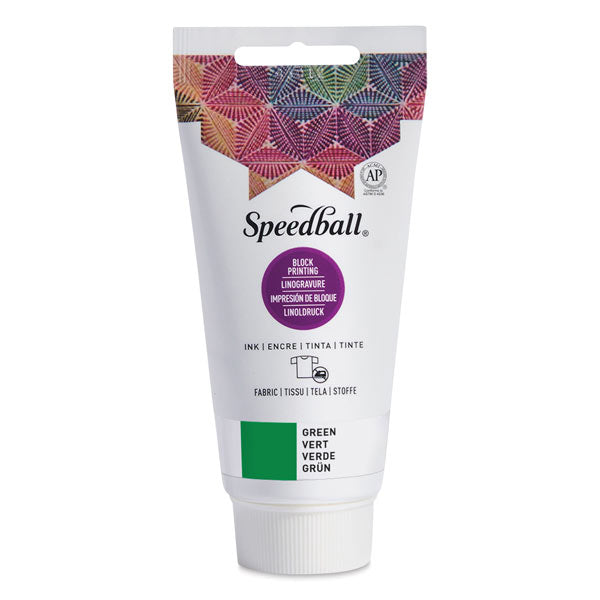 Speedball Fabric Block Printing Ink Green