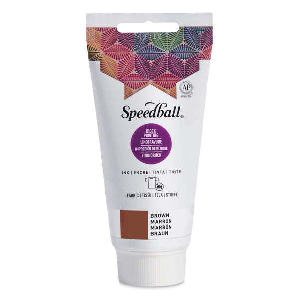 Speedball Fabric Block Printing Ink Brown
