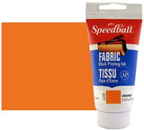 Speedball Fabric Relief Printing Ink Orange 75ml