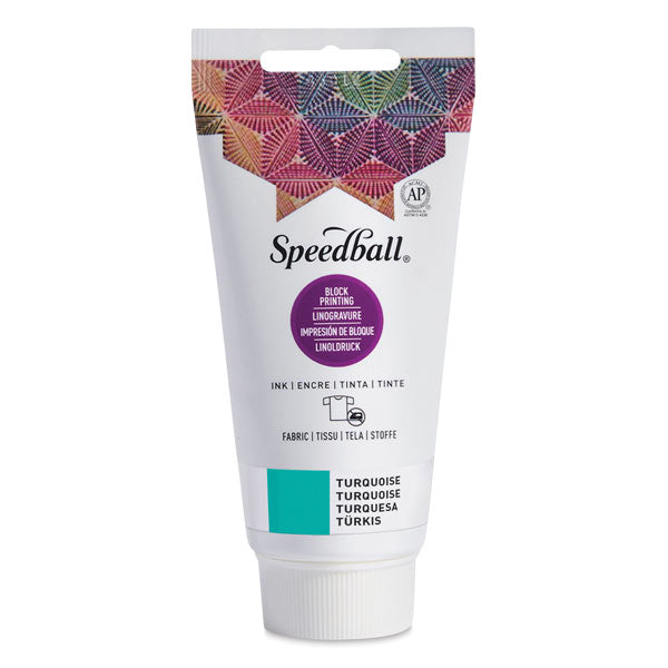 Speedball Fabric Block Printing Ink Turquoise