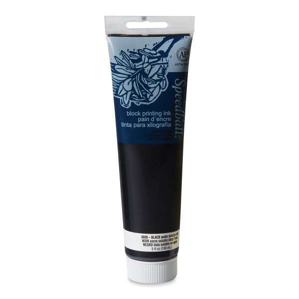 Speedball Waterbased Relief Printing Ink Black 150ml
