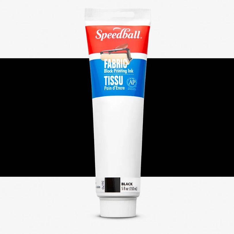 Speedball Fabric Relief Printing Ink Black 150ml