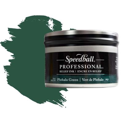Speedball Pro Relief Printing Ink Phthalo Green 236ml