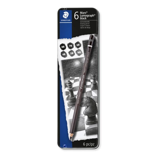 Staedtler Lumograph Black Pencil Set 6 SET