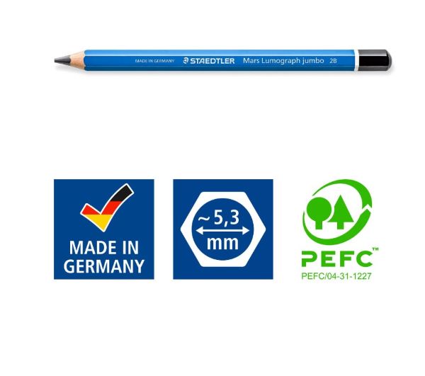 Staedtler Lumograph Jumbo Pencil 2B