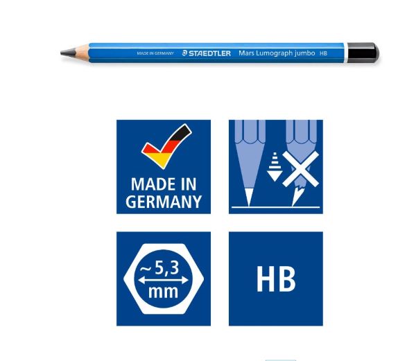 Staedtler Lumograph Jumbo Pencil HB