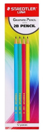 Staedtler Luna Pencil Packet 12 2B