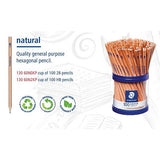 Staedtler Class Pack Graphite Natural Pencil Set 100 SET / HB
