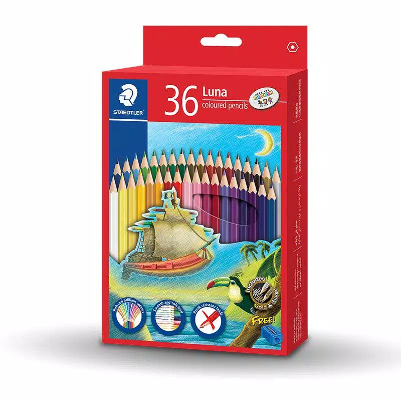 STAEDTLER LUNA PERMANENT COLOUR PENCIL SET 36