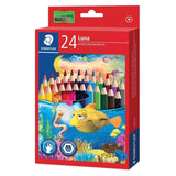 STAEDTLER LUNA JUMBO COLOUR PENCIL SET 24