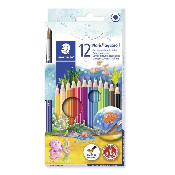Staedtler Noris Aquarell Colour Pencil Set 12 SET