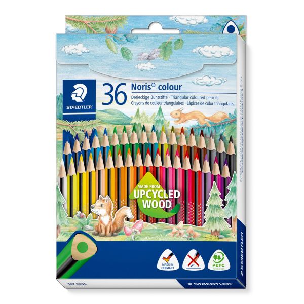Staedtler Noris Triangular Colour Pencil Set 36 SET