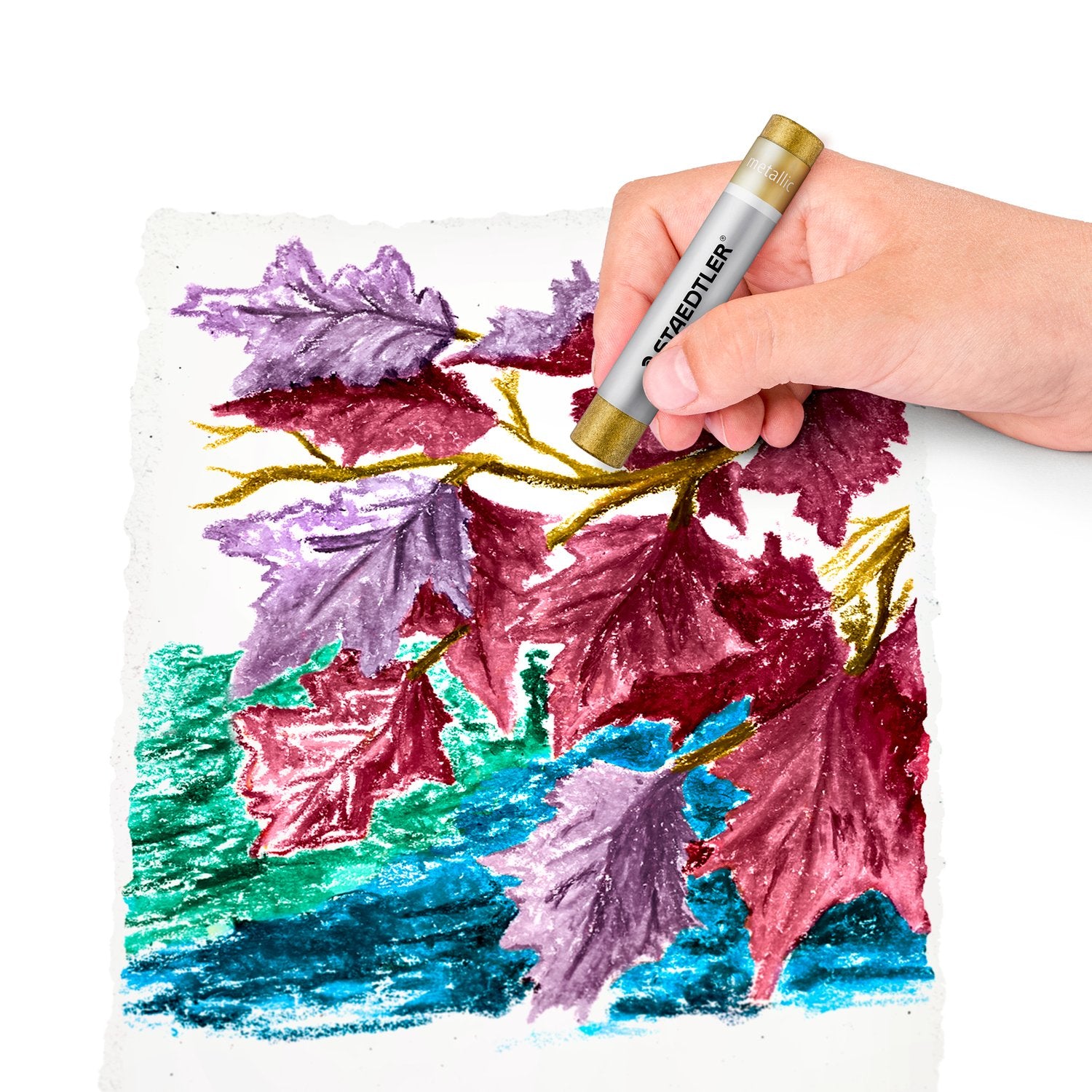 STAEDTLER DESIGN JOURNEY OIL PASTEL METALLIC SET 6