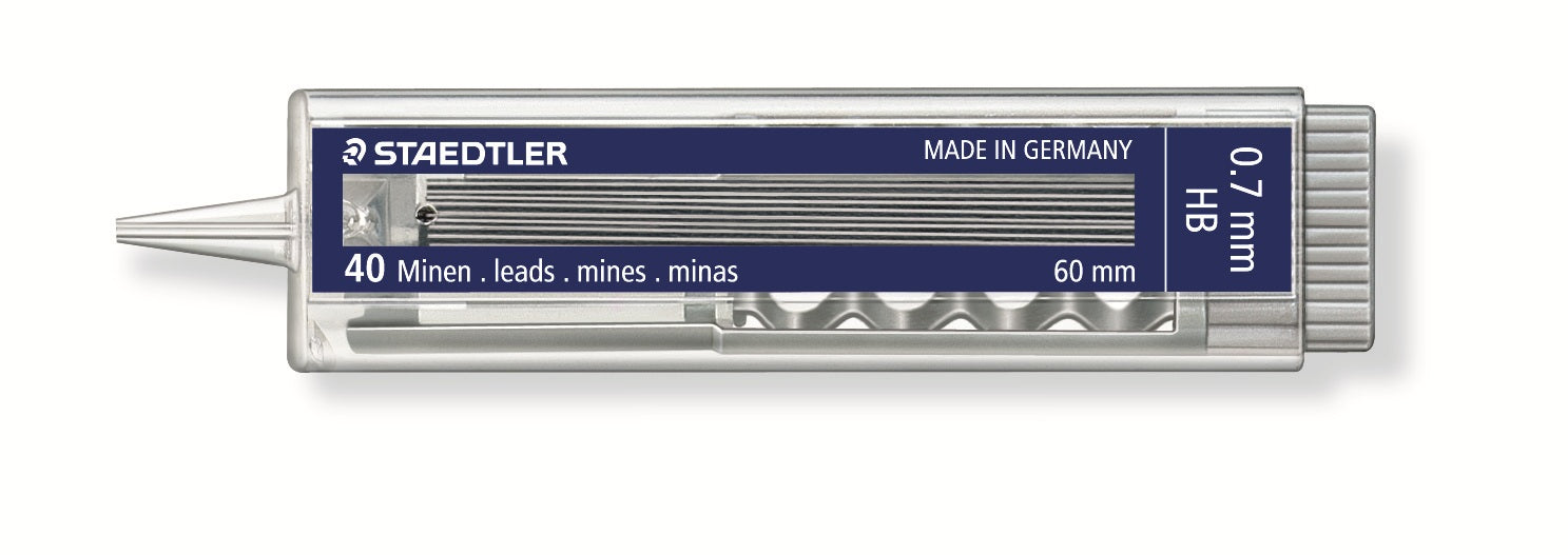 STAEDTLER MECHANICAL PENCIL LEADS HB PACKET 40