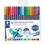 Staedtler Design Journey Watercolour Pen Watercolour Twin Tip Pen Set 18 SET