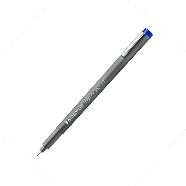 Staedtler Pigment Liner Pen Blue 0.3mm