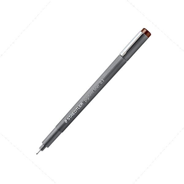 Staedtler Pigment Liner Pen Brown 0.3mm
