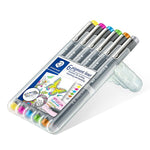 Staedtler Pigment Liner Pen Assorted Wallet Set 6