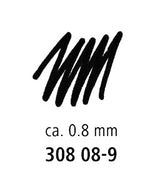 Staedtler Pigment Liner Pen Black 0.8mm
