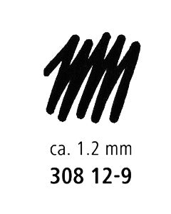 Staedtler Pigment Liner Pen Black 1.2mm