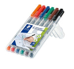 Staedtler Lumocolor 311 Non-Permanent Marker Super Fine Set 6