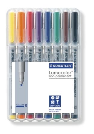 Staedtler Lumocolor Non-Permanent Marker Broad Set 8 SET / 1-2.5mm