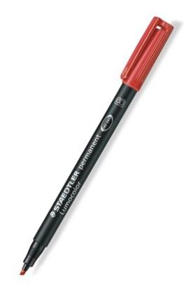 Staedtler Lumocolor Permanent Marker Broad Red