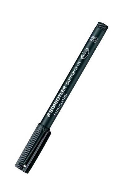 Staedtler Lumocolor Permanent Marker Broad Black 1-2.5mm