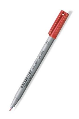 Staedtler Lumocolor Non-Permanent Marker Fine Red 0.6mm