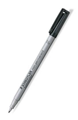 Staedtler Lumocolor Non-Permanent Marker Fine Black 0.6mm