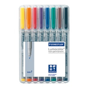 Staedtler Lumocolor Non-Permanent Marker Fine Set 8 SET / 0.6mm