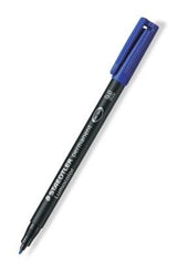 Staedtler Lumocolor Permanent Marker Medium Blue 1.0mm