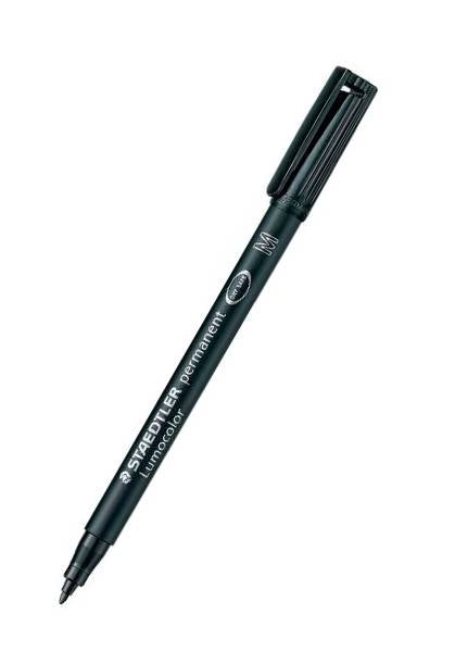 Staedtler Lumocolor Permanent Marker Medium Black 1.0mm