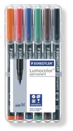 Staedtler Lumocolor Permanent Marker Medium Set 6