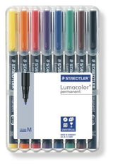 Staedtler Lumocolor Permanent Marker Medium Set 8 SET / 1.0mm