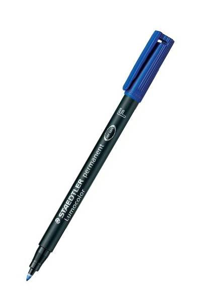 Staedtler Lumocolor Permanent Marker Fine Blue 0.6mm