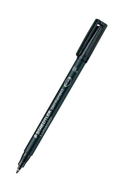 Staedtler Lumocolor Permanent Marker Fine Black 0.6mm