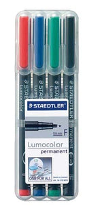 Staedtler Lumocolor Permanent Marker Fine Set 4