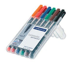 Staedtler Lumocolor Permanent Marker Fine Set 6