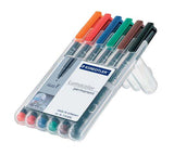 Staedtler Lumocolor Permanent Marker Fine Set 6 SET / 0.6mm