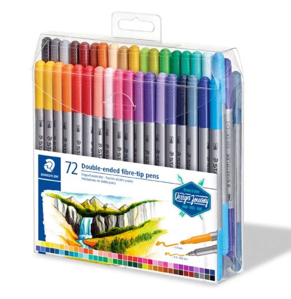 Staedtler Design Journey Double-Ended Pen Double-Ended Pen Set 72 SET