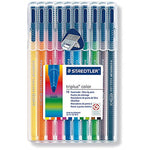 Staedtler Triplus Fibre-Tip Pen Assorted Colours Set 10 SET / 0.3mm