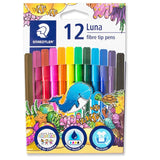 Staedtler Luna Fibre Tip Pen Set 12 SET