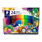 Staedtler Luna Fibre Tip Pen Set 24 SET