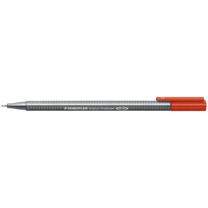 Staedtler Triplus Fineliner Pen Red 0.3mm