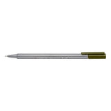 Staedtler Triplus Fineliner Pen Olive Green 0.3mm