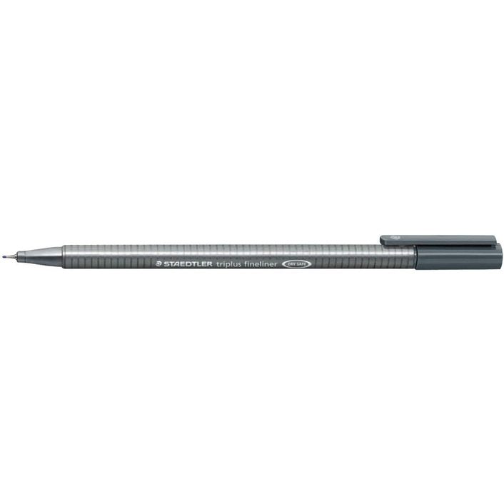 Staedtler Triplus Fineliner Pen Grey 0.3mm